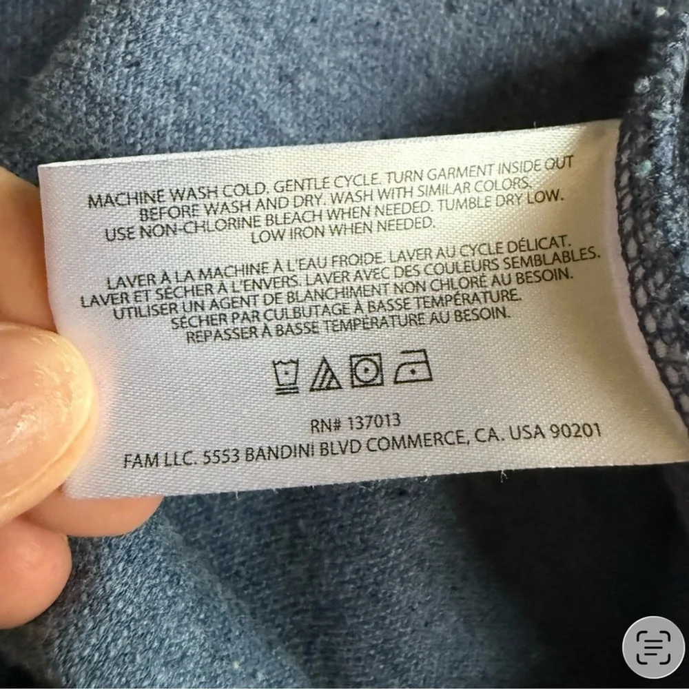 Banana Republic Blue Crewneck Sweatshirt Size XL Minimalist Casual Relaxed